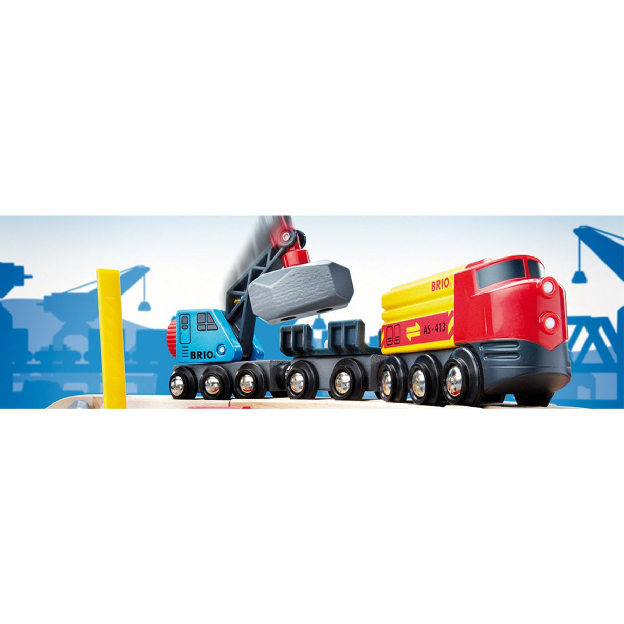 BRIO® 33210 Tog- And Vejbane, Lodsesæt