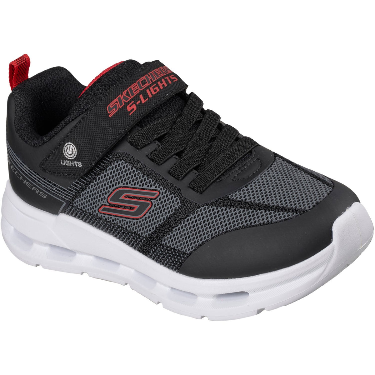 Skechers Black Glide-Step Lights