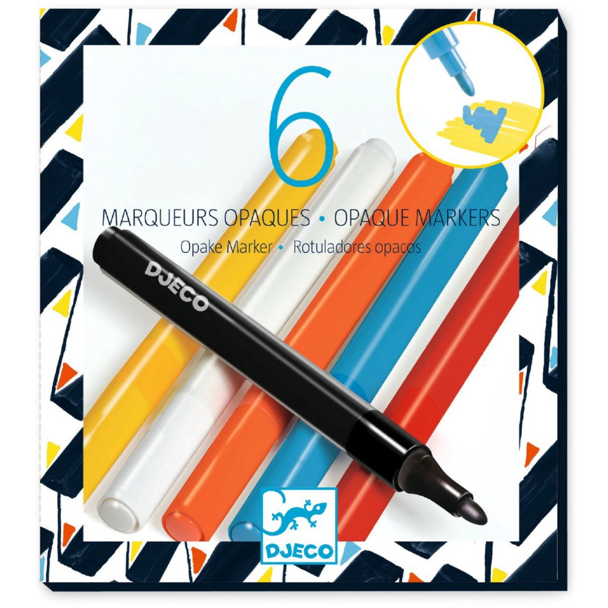 Djeco 아크릴 마커 - 스트리트 아트