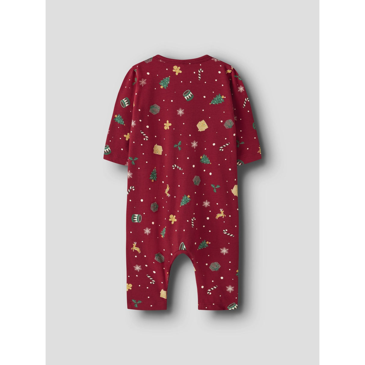Name It Jester Red Xmas AOP Red Nbnvismas Ls Nightsuit