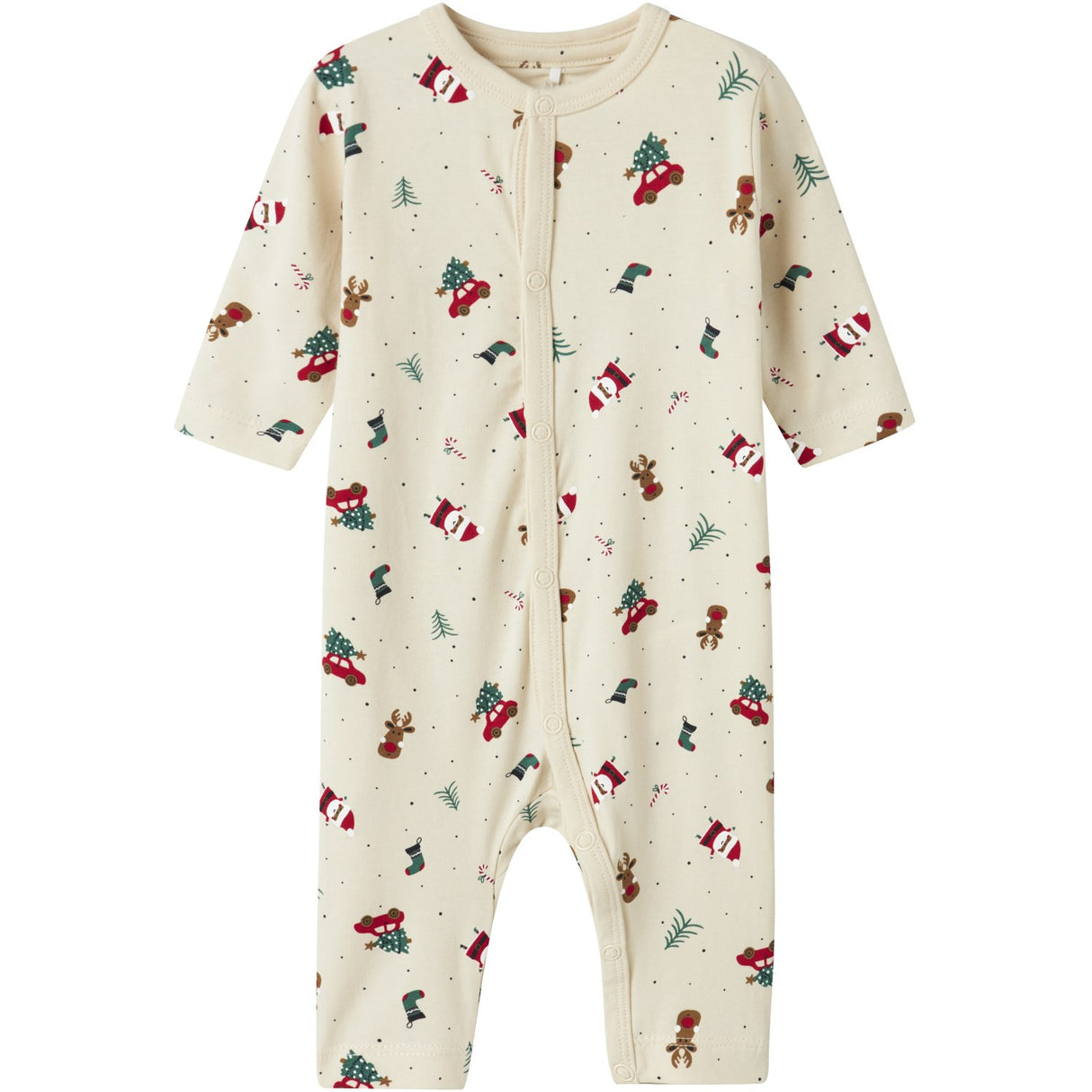 Name It Whitecap Gray Christmas Elements Vismas Nightsuit