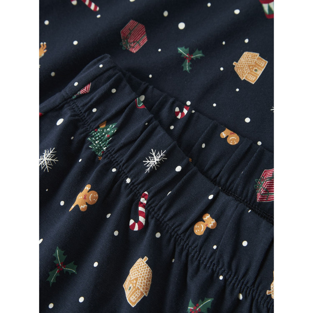 Name It Navy Blazer Xmas AOP Navy Nanvismas Ls Nightset Adult