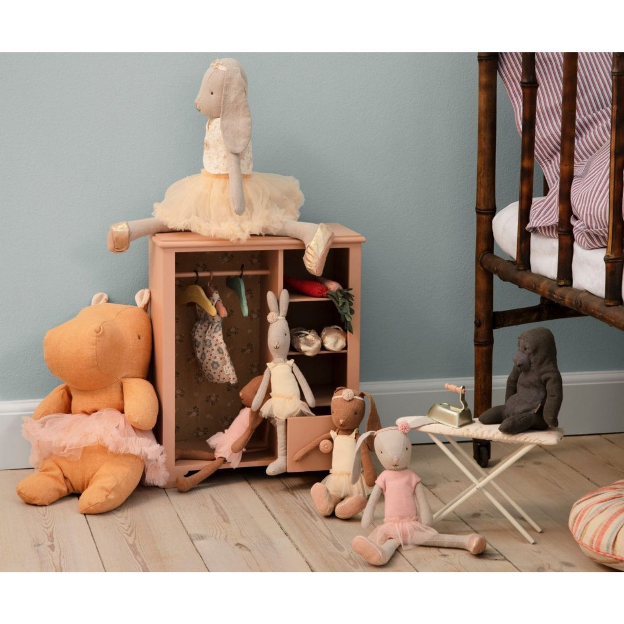 Maileg Safari Friends, Flodhest, Medium - Honninggul