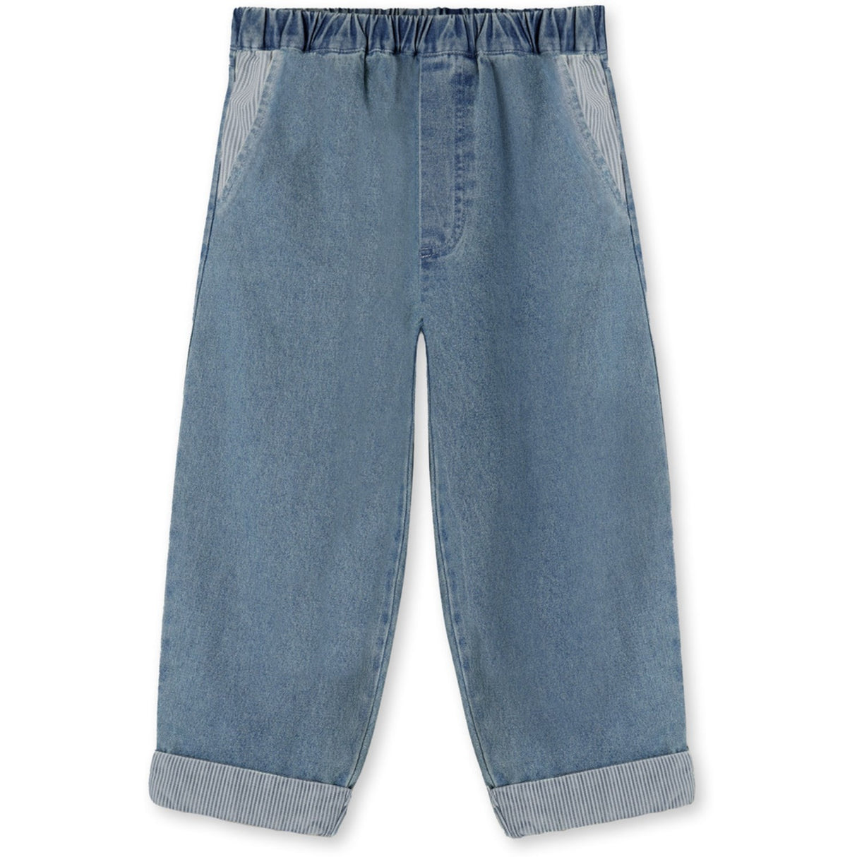 Fliink Medium Denim Blue Don Contrast Pants