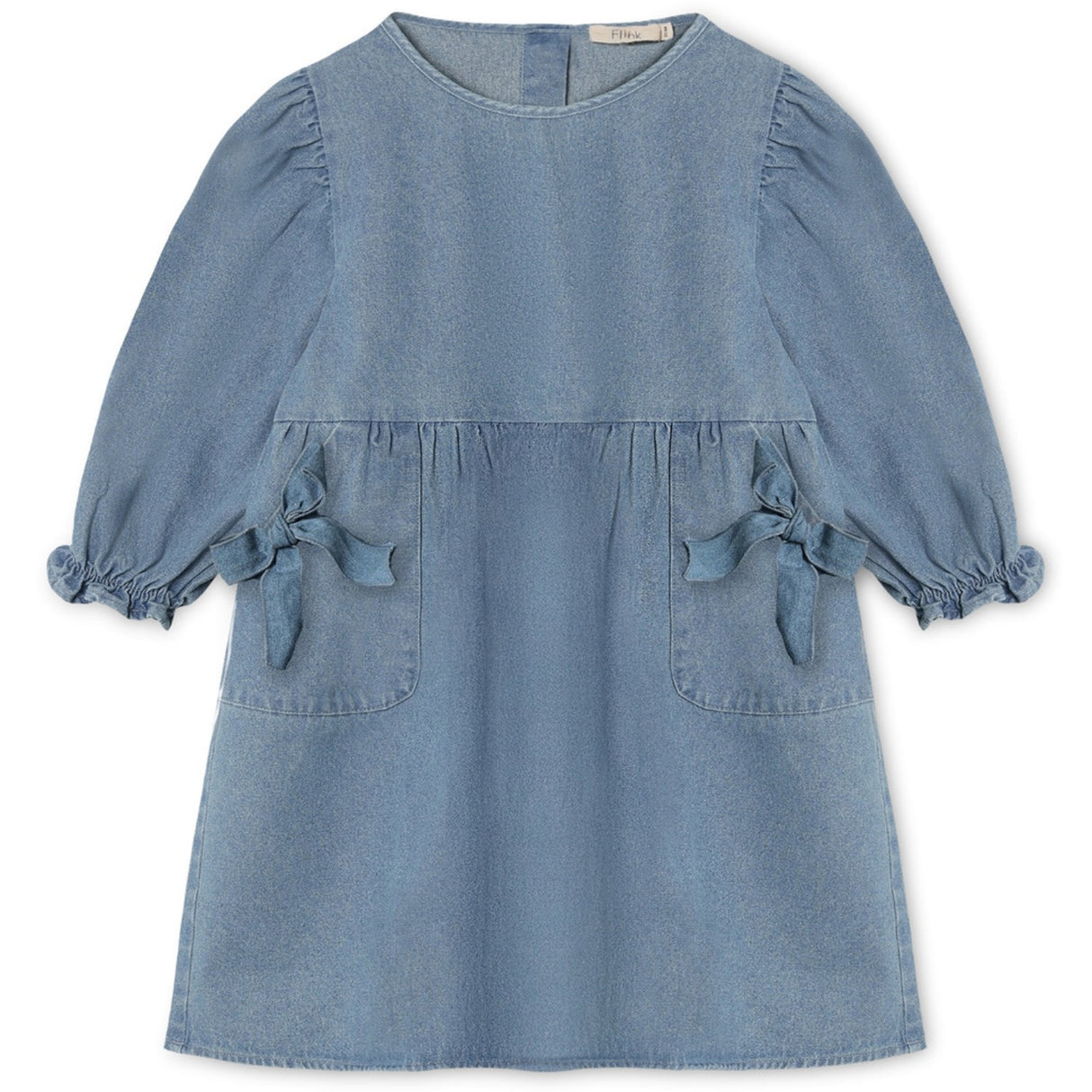 Fliink Medium Denim Blue Donny Ls Dress