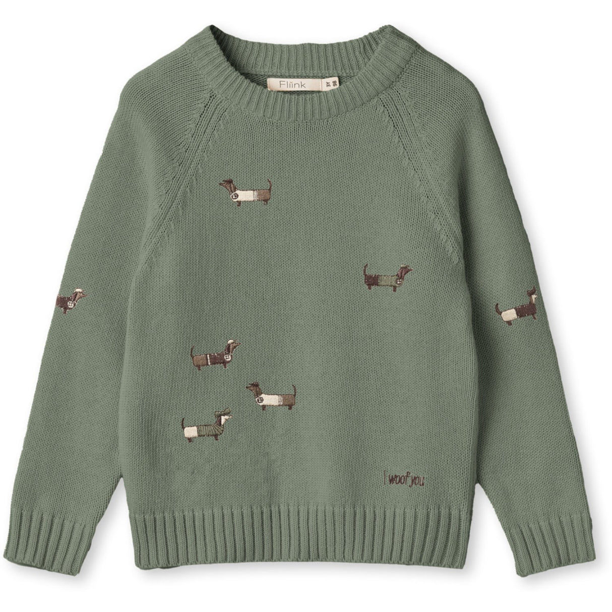 Fliink Hedge Green Mahdi Dog Pullover