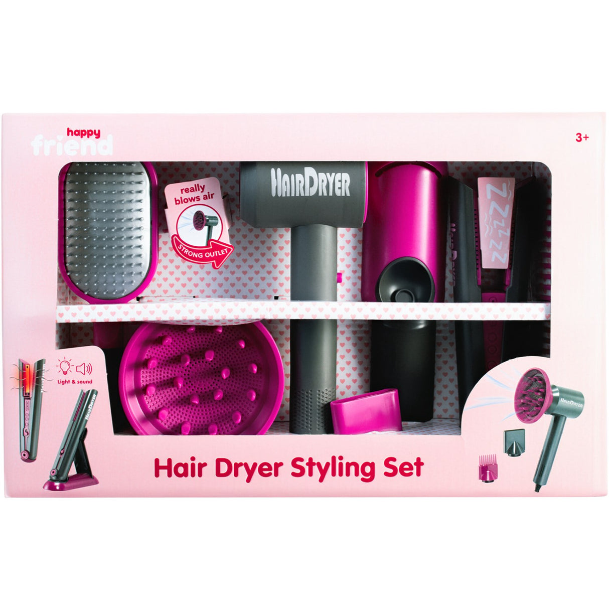 Happy Friend Hair Dryer Styling Set