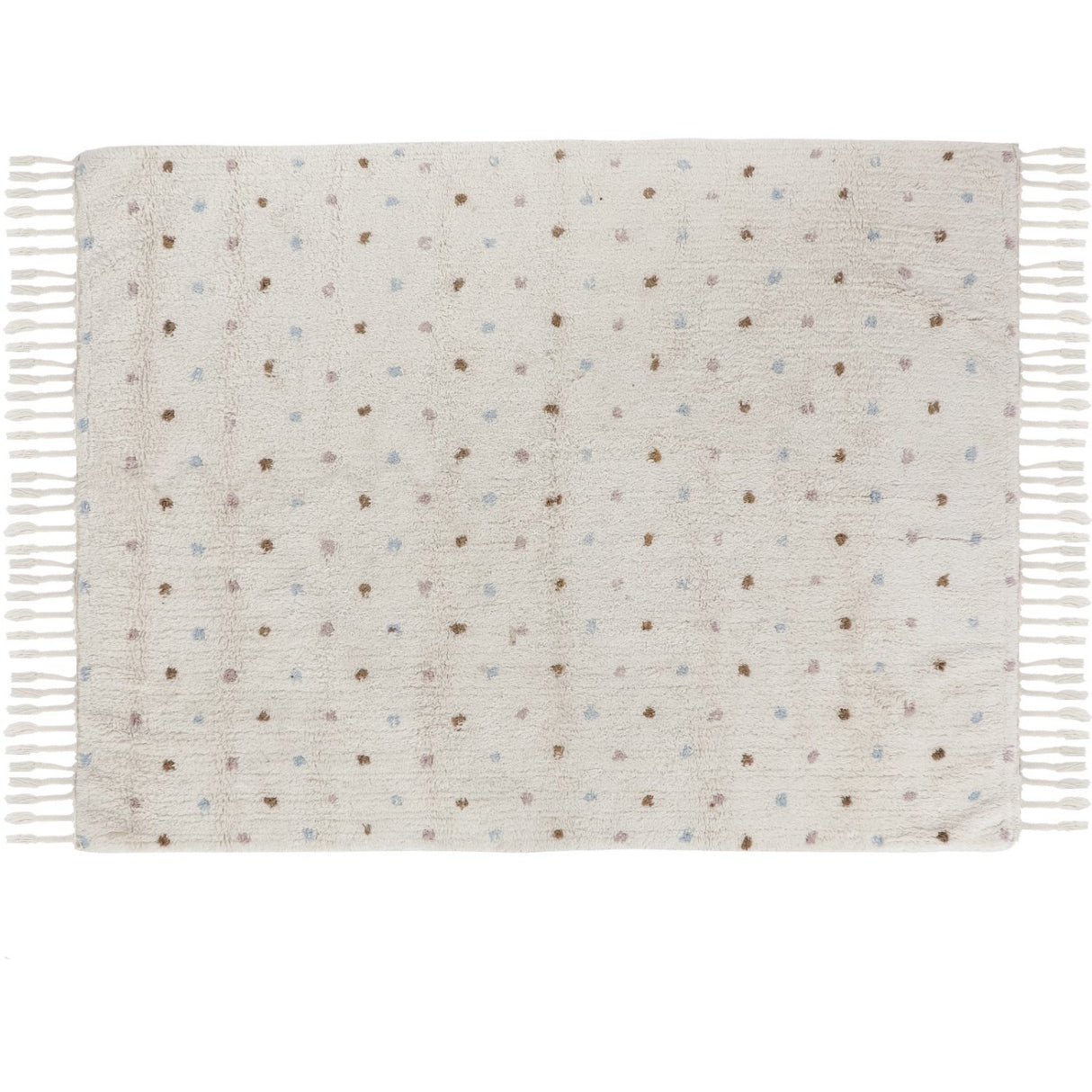 KAS Kopenhagen Natural Multi Dots Color Rug 120X160
