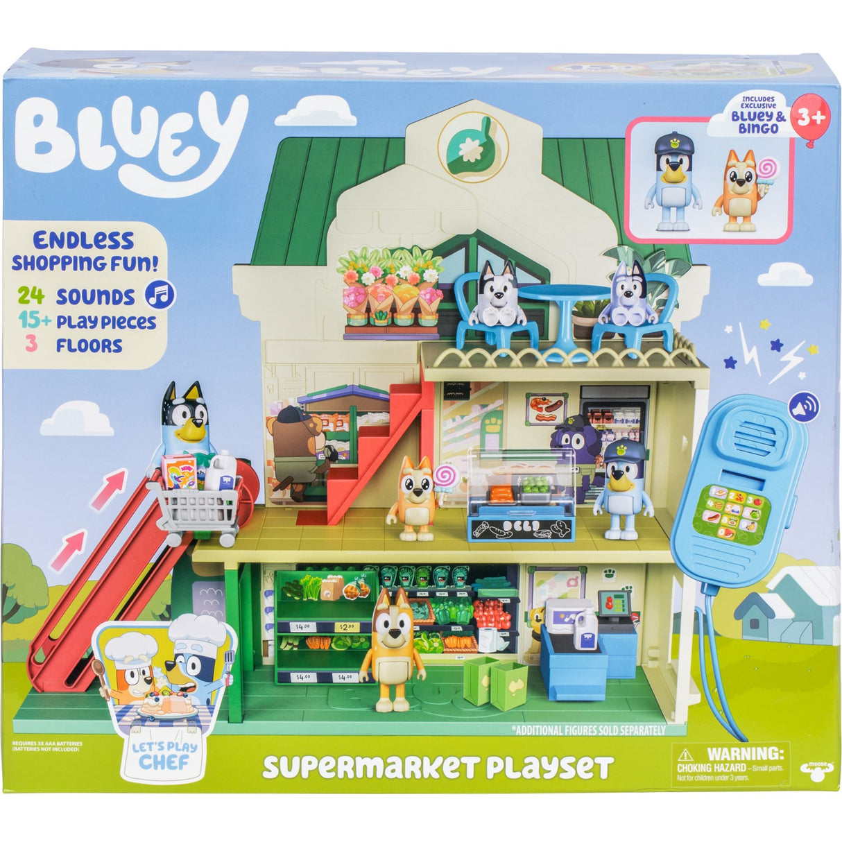 Bluey Supermarket Playset