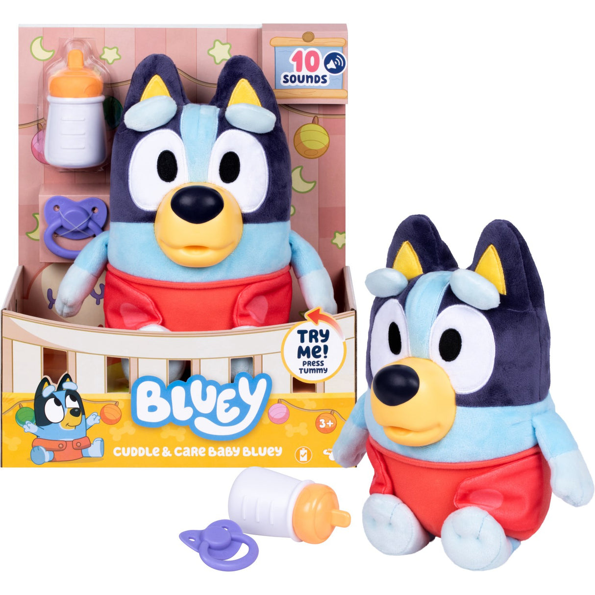 Bluey Cuddle & Care Baby Plush