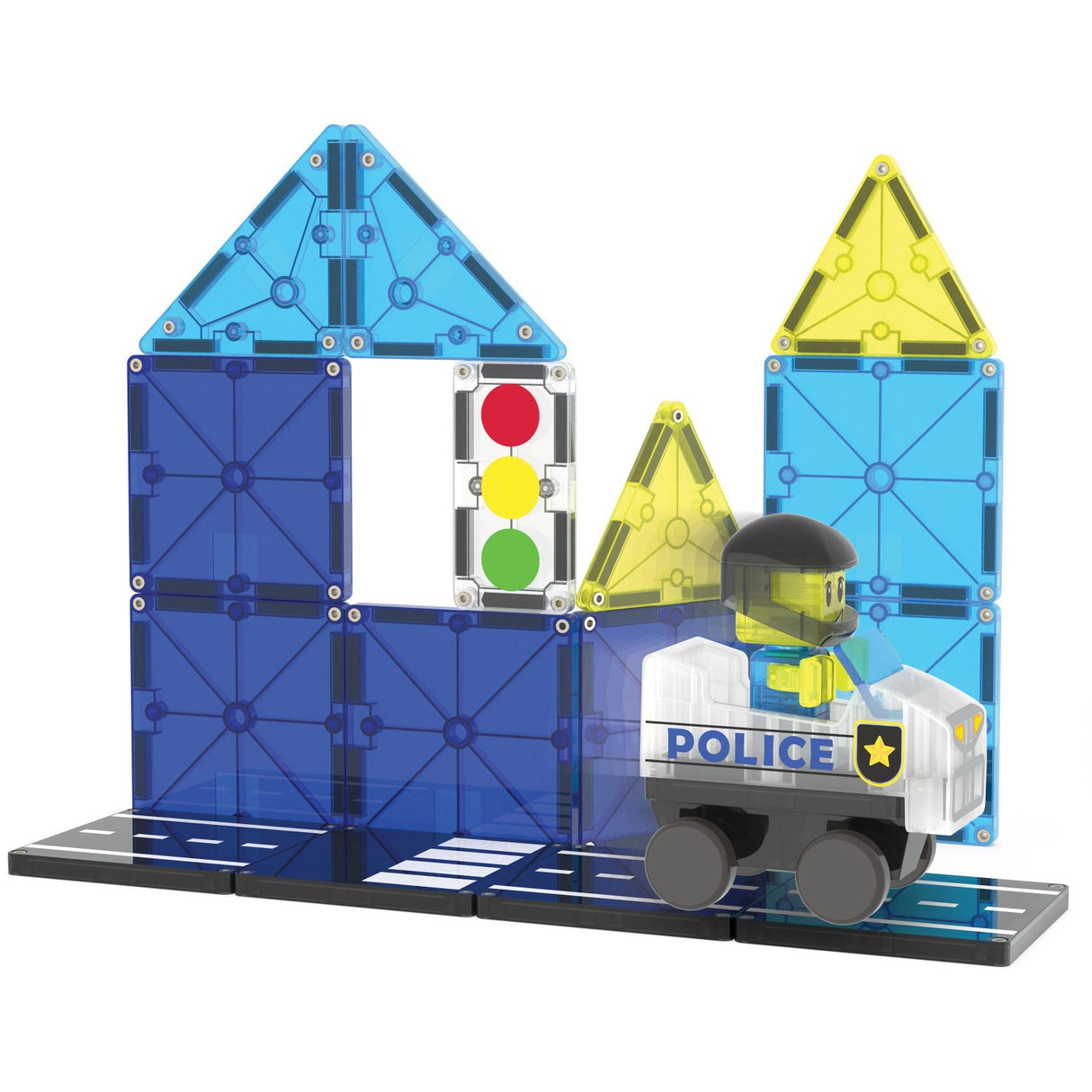 Magna-Tiles® Police Patrol 20 Pcs