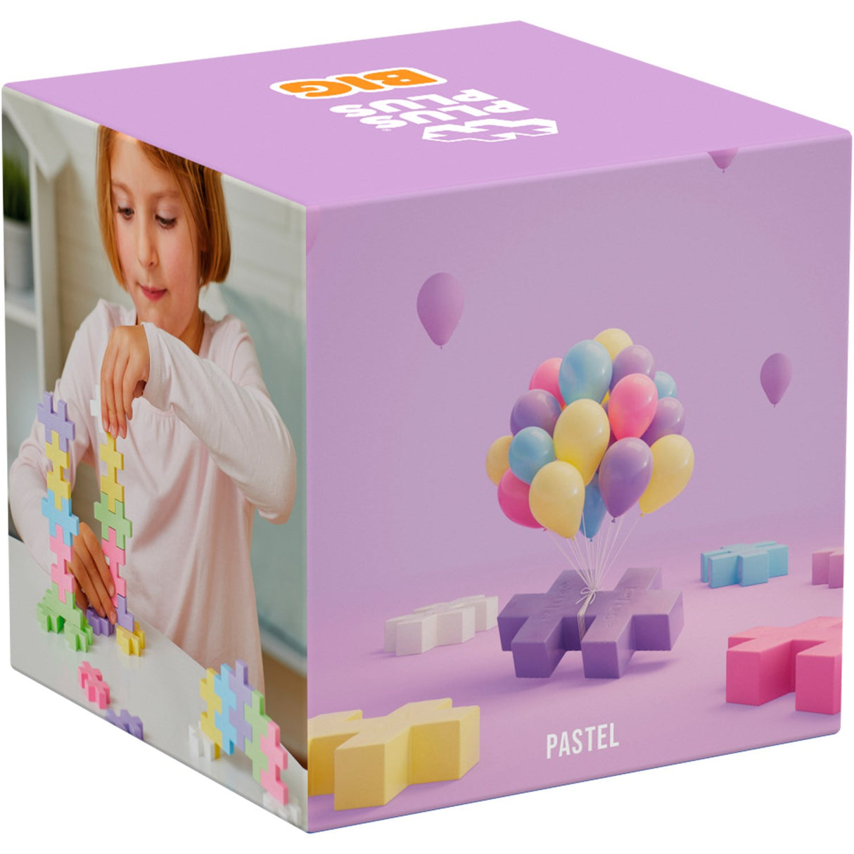 Plus-Plus BIG Pastel Mix / 100 Pcs