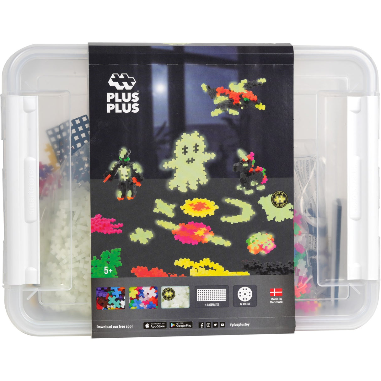 Plus-Plus Build And Glow Storage Box / 2000 Pcs