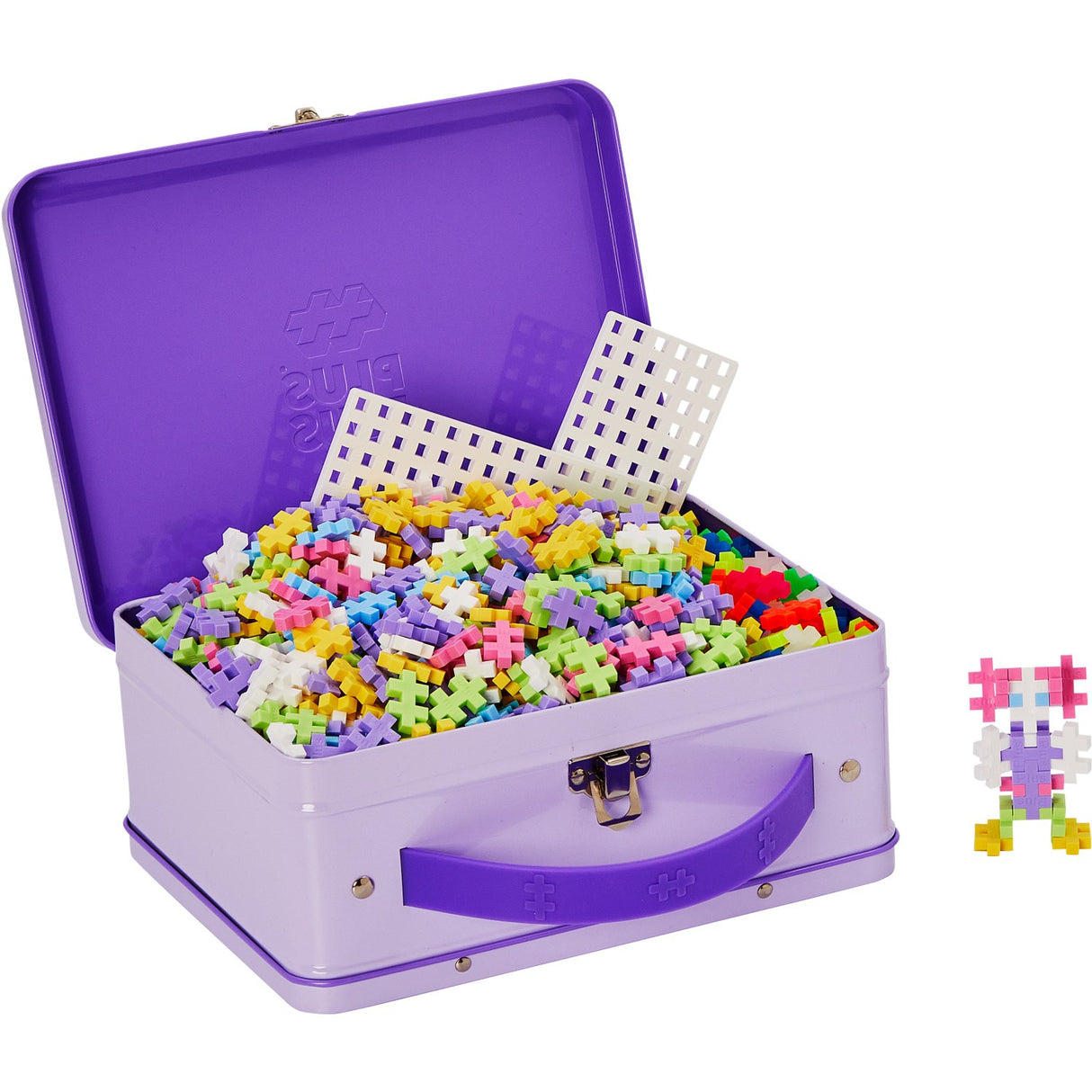 Plus-Plus Suitcase Pastel Metal