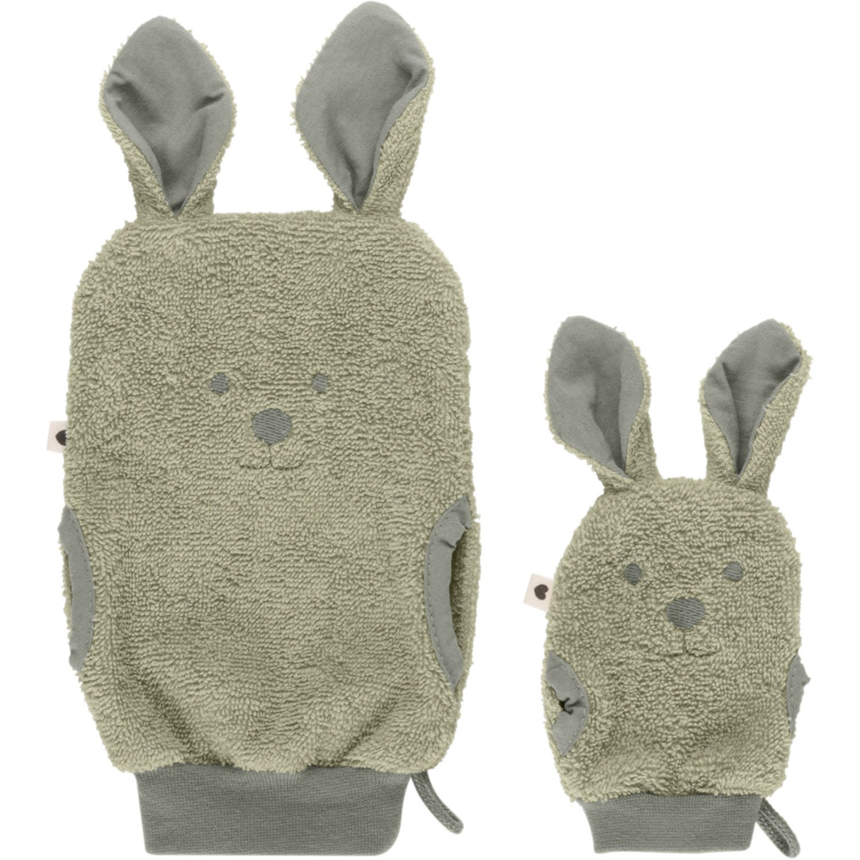 Bibs Sage 2-Pack Kangaroo Wash Cloth