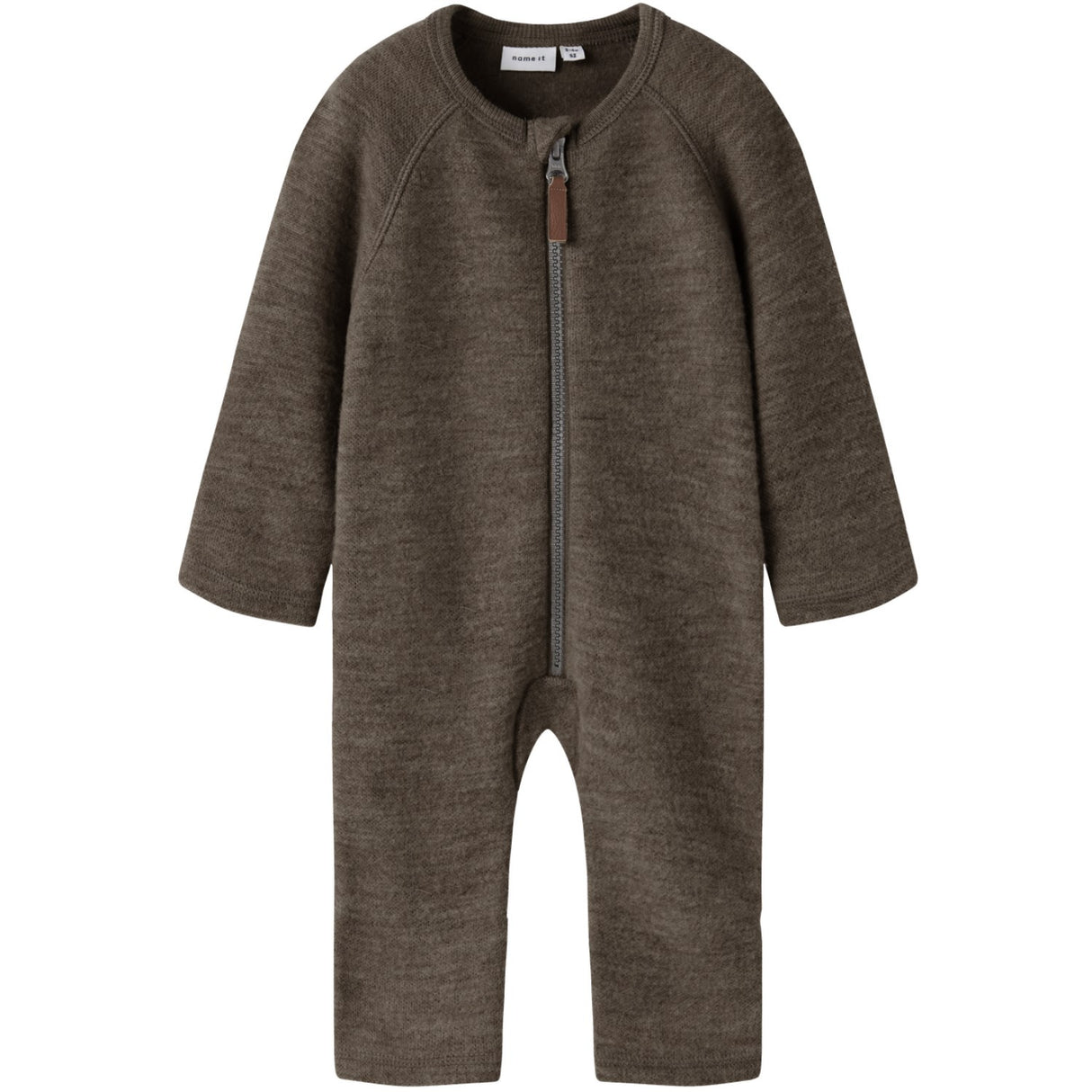 Name It Morel Nbnwmino Wool Bru Ls Suit Noos