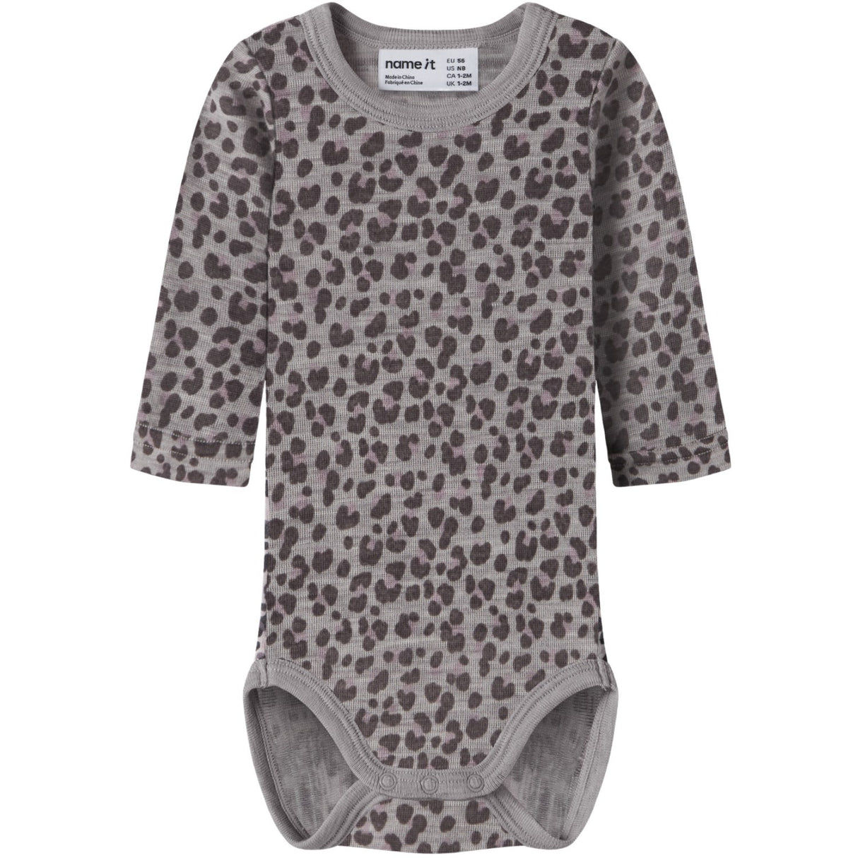 Name It Satellite Leo Aop Nbfwang Wool Rib Ls Body Aop