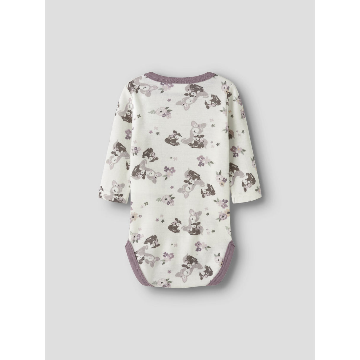 Name It Snow White Bambi + Flowers Nbfwillit Wool Ls Body