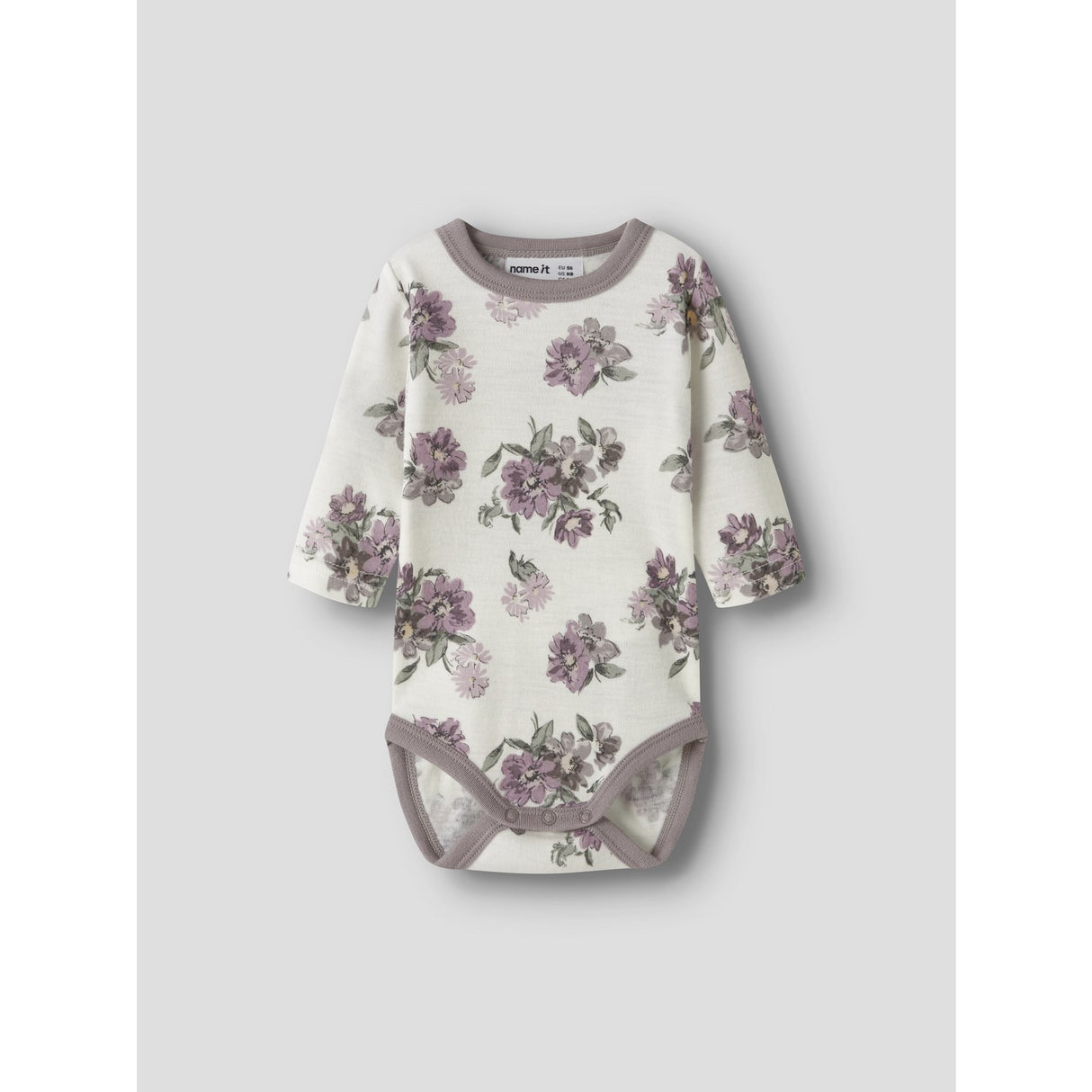Name It Snow White Flower Bouquet Nbfwillitus Wool Ls Body