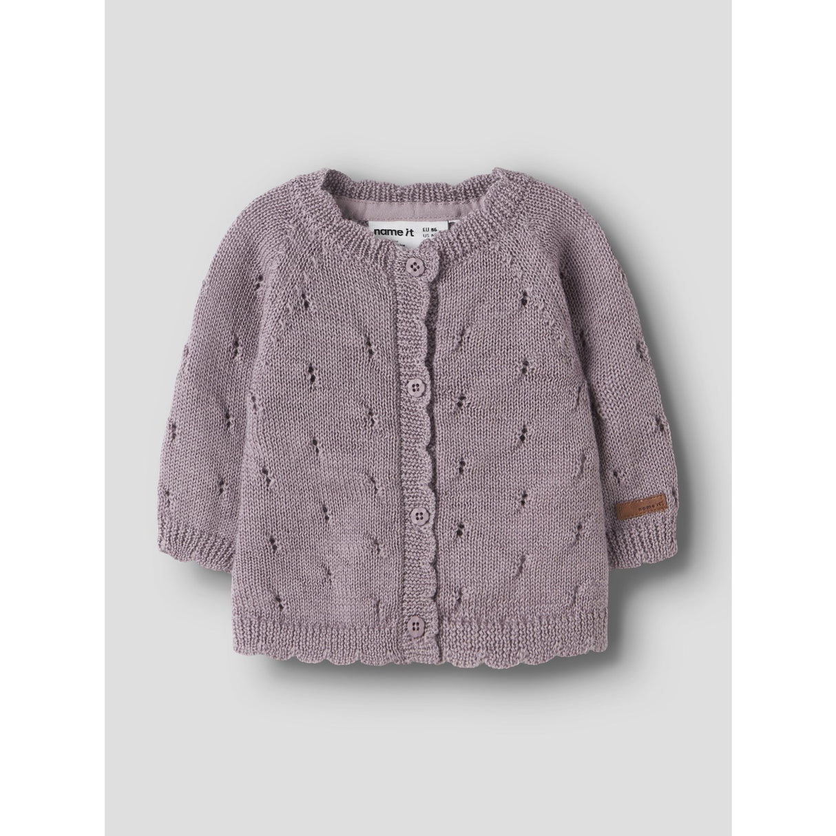 Name It Toadstool Nbfwrilla Wool Ls Knit Card