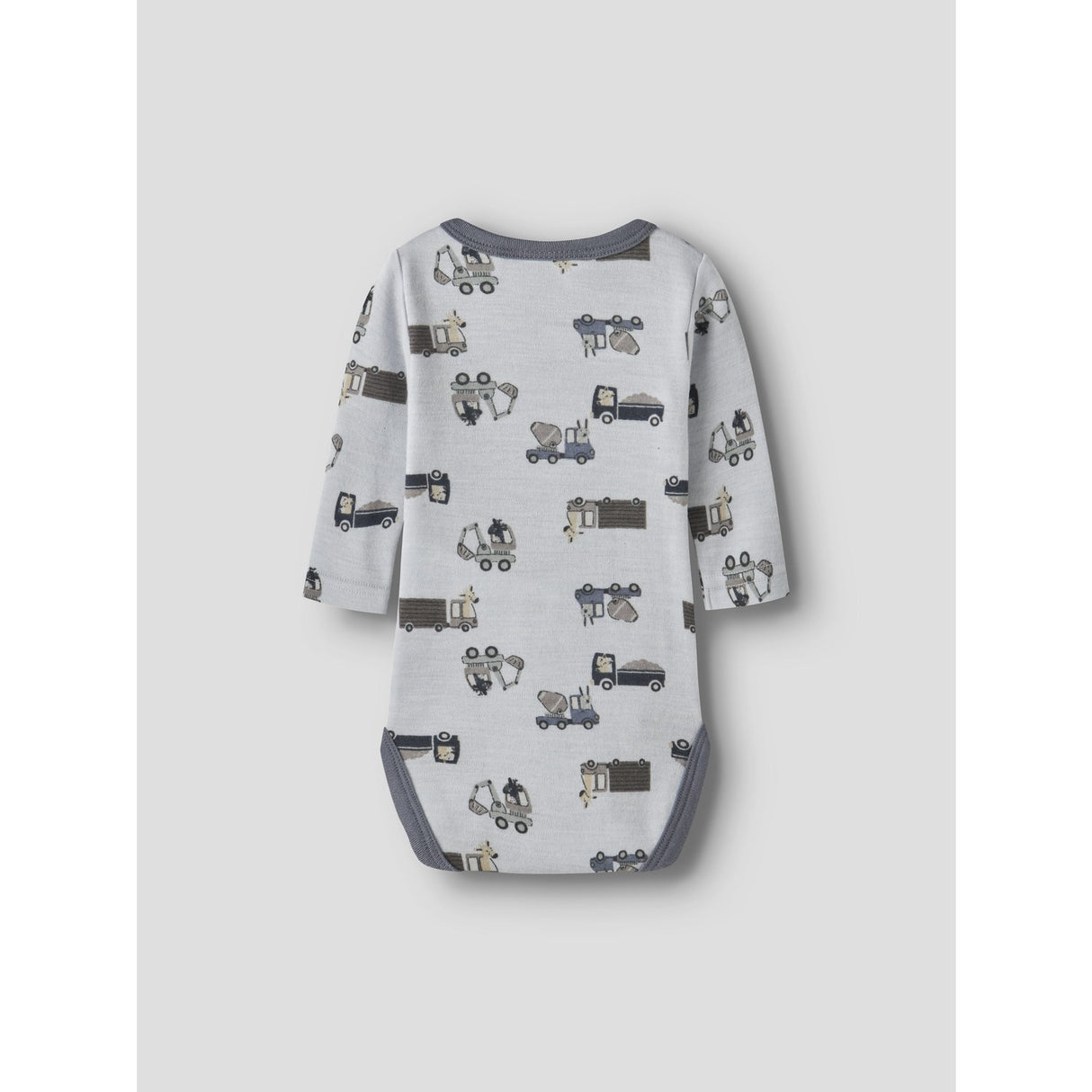 Name It Arctic Ice Animals At Work Nbmwillit Wool Ls Wrap Body
