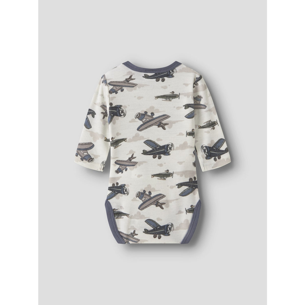 Name It Snow White Airplanes Nbmwillitus Wool Ls Body