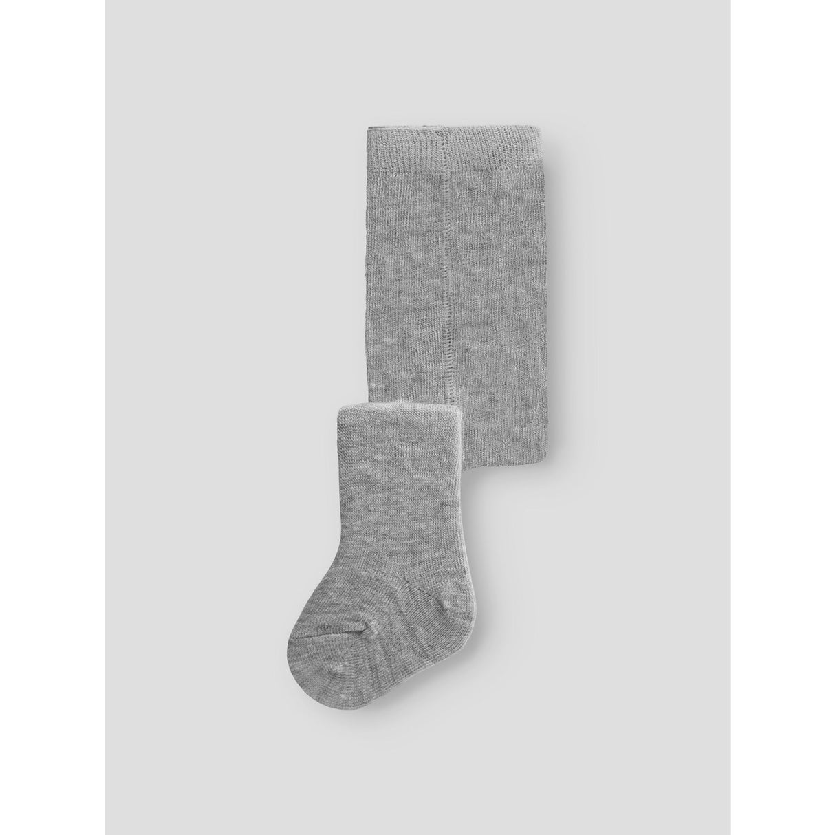 Name It Grey Melange Nbmwak Wo/Bl Tights Solid