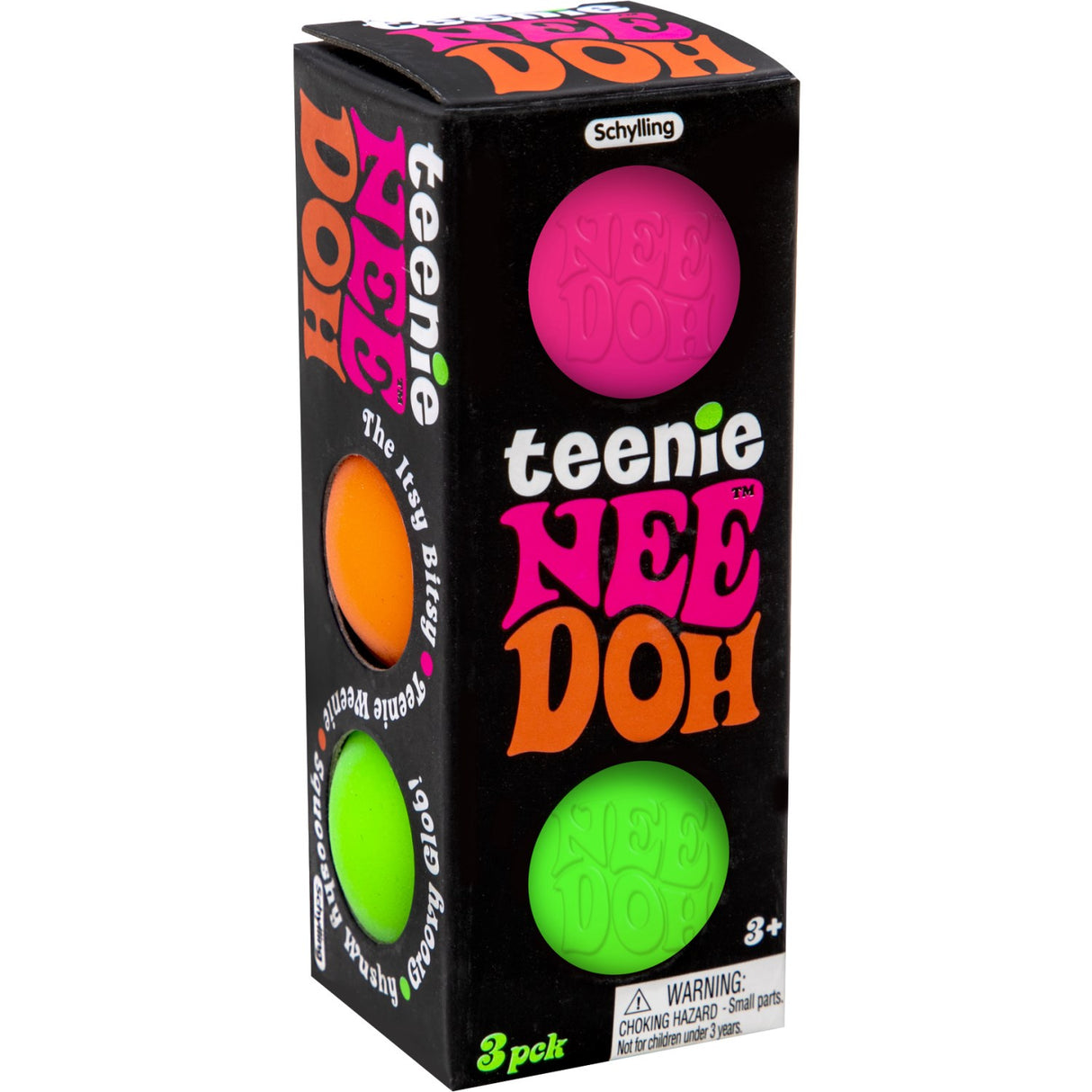 NeeDoh Teenie Nedoh 3-Pack Asst. CDU