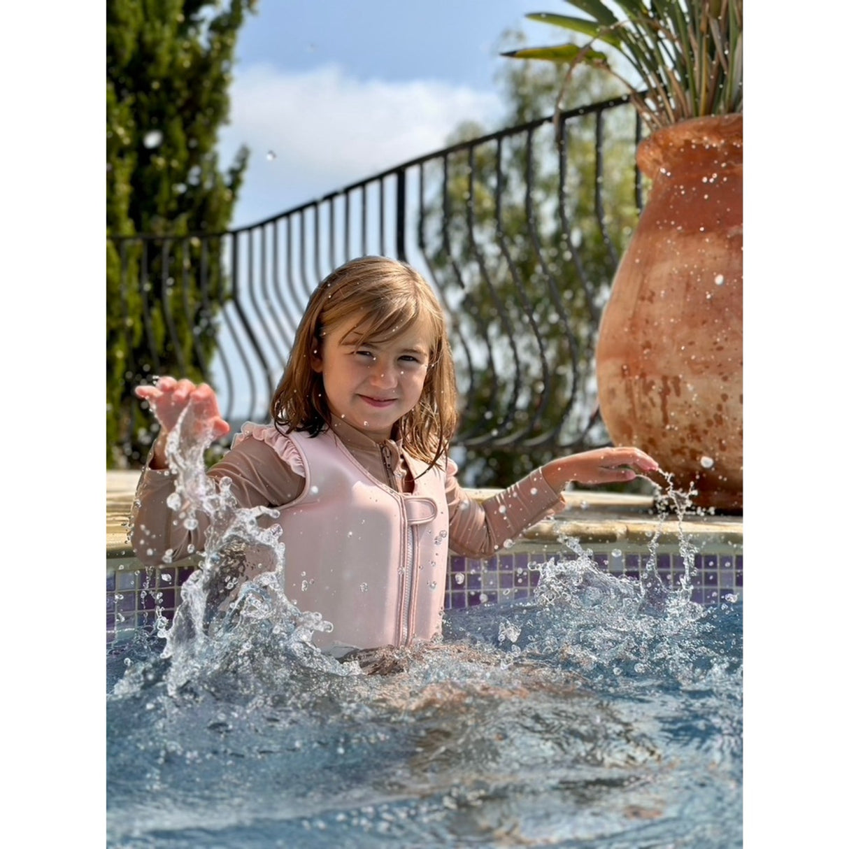 Vanilla COPENHAGEN English Rose Swim Vest Neoprene