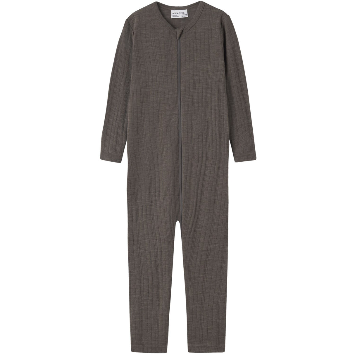 Name It Morel Nmmwang Wool Needle Nightsuit Solid