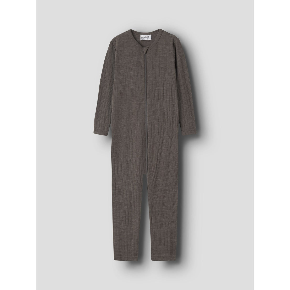Name It Morel Nmmwang Wool Needle Nightsuit Solid