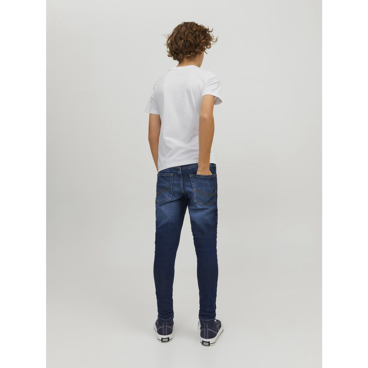 Jack & Jones Junior White Jjeorganic Basic Tee Ss O-Neck Noos Jnr