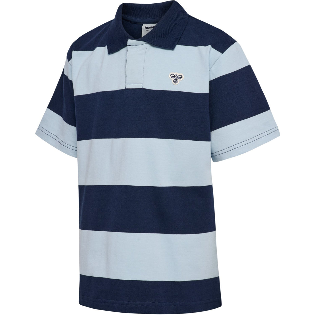 Hummel Dress Blues Jr Loose Striped Polo S/S Bee