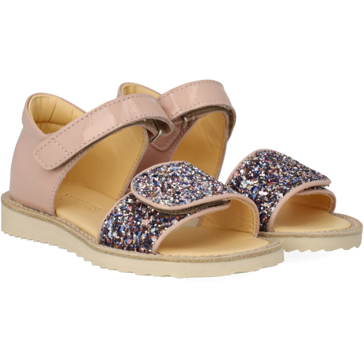 Angulus Laksandal Med Funklende Glitterdetalje