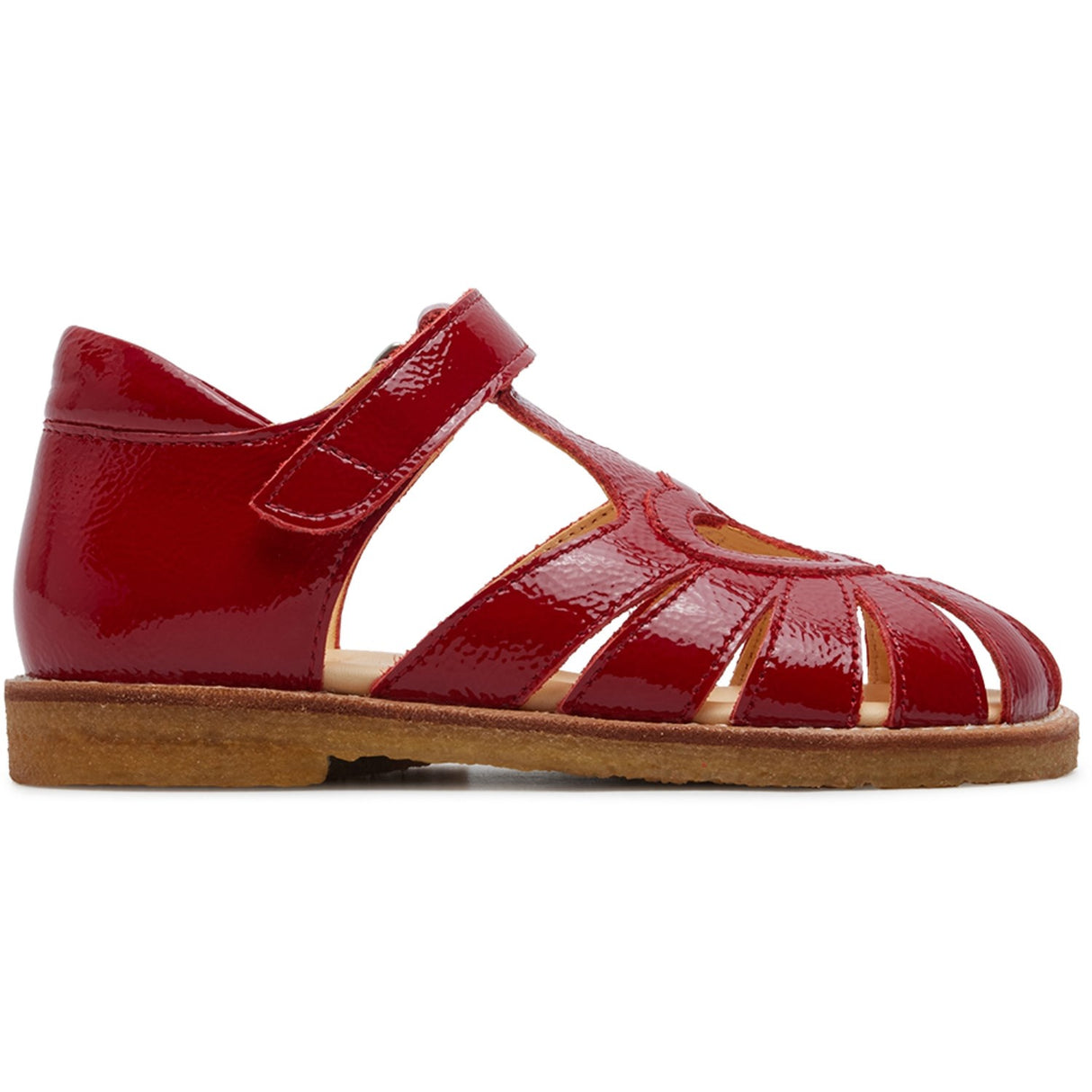 Angulus Hjerte Sandals Dark Red