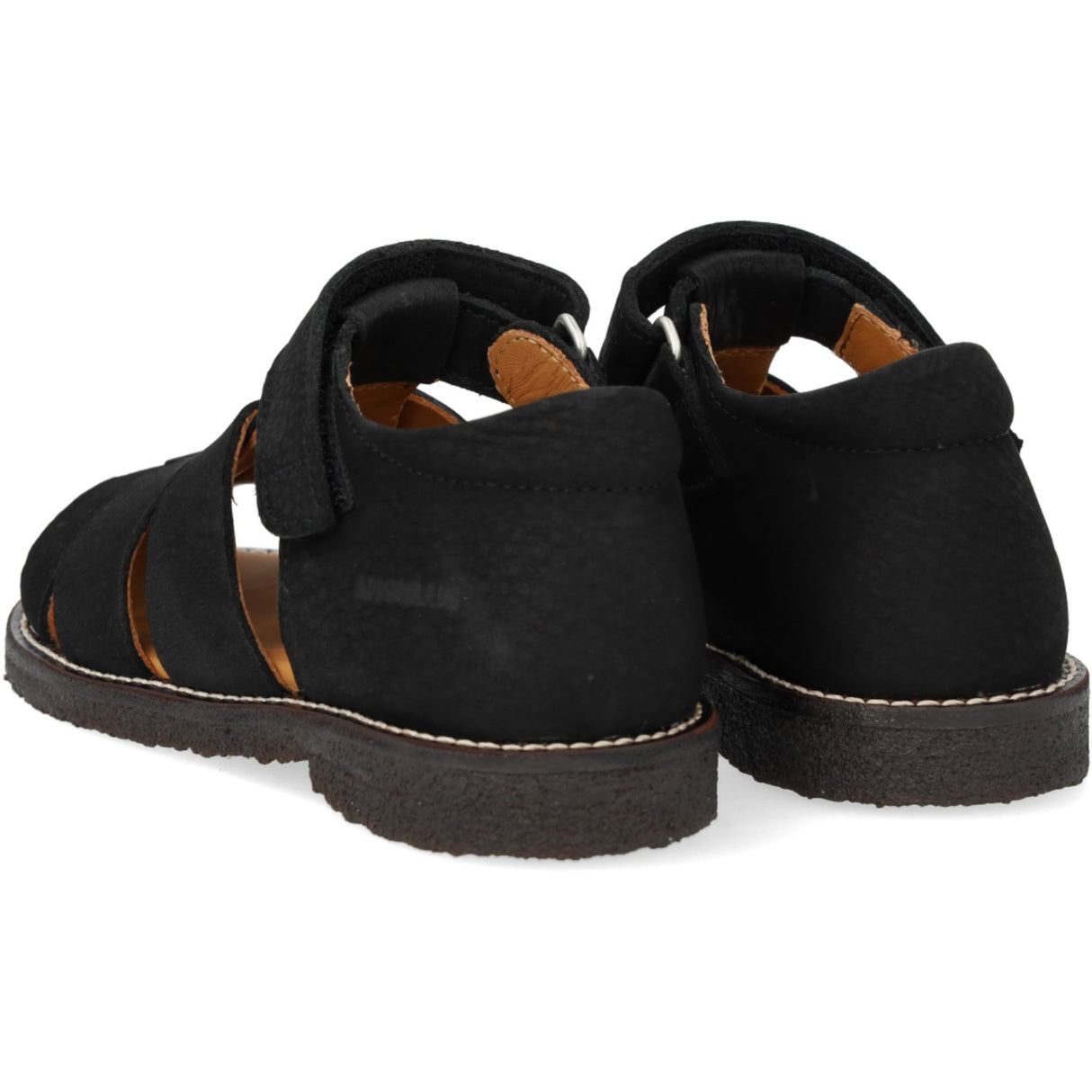 Angulus Klassisk Ruskindssandal Med Velcro