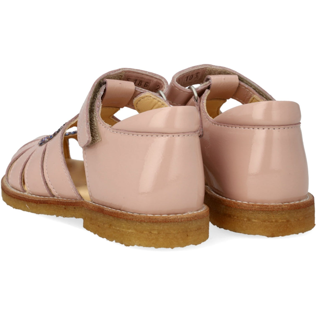 Angulus Hjertesandal Med Glitter Hjerte