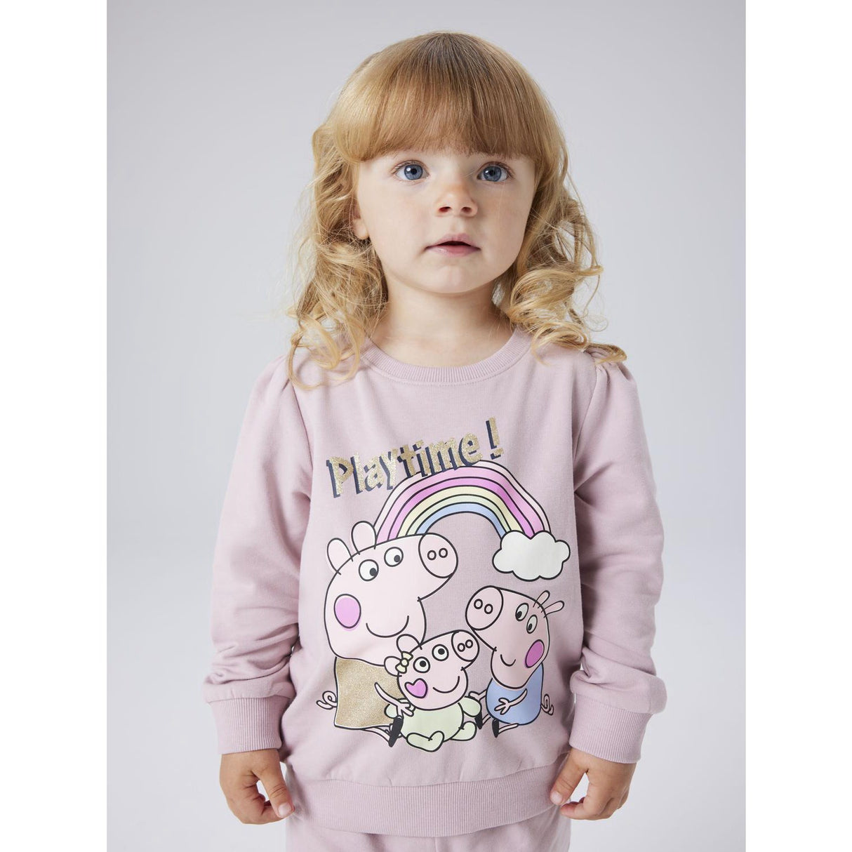 Name It Keepsake Lilac Nmfnori Peppa Sweat Bru Lnoos Cplg