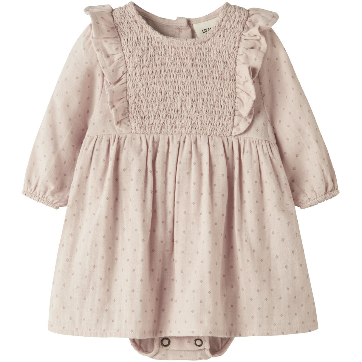 Lil'Atelier Peach Whip Nbfdembe Ls Loose Body Dress Lil