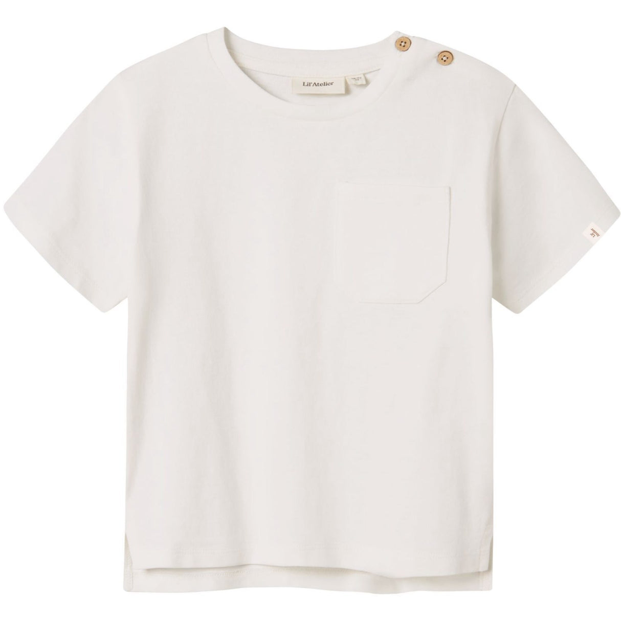 Lil'Atelier Coconut Milk Nmmdolan Ss Loose Top Lil Noos