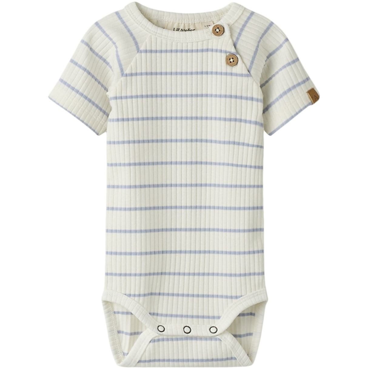Lil'Atelier Coconut Milk Zen Blue Nbmkail Ss Slim Body Lil Noos