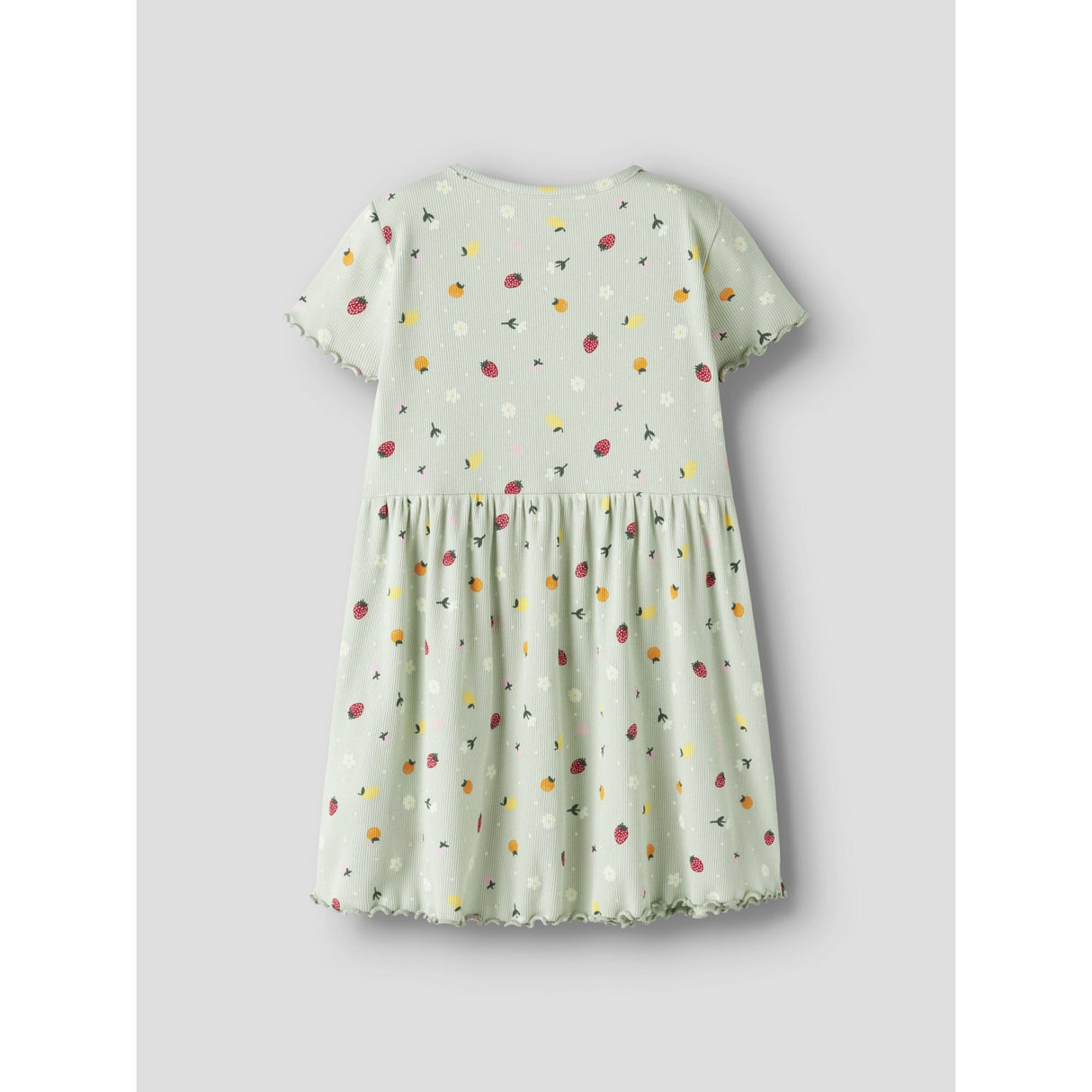 Name It Pale Aqua Fruit Flowers Nmfvemia Ss Dress
