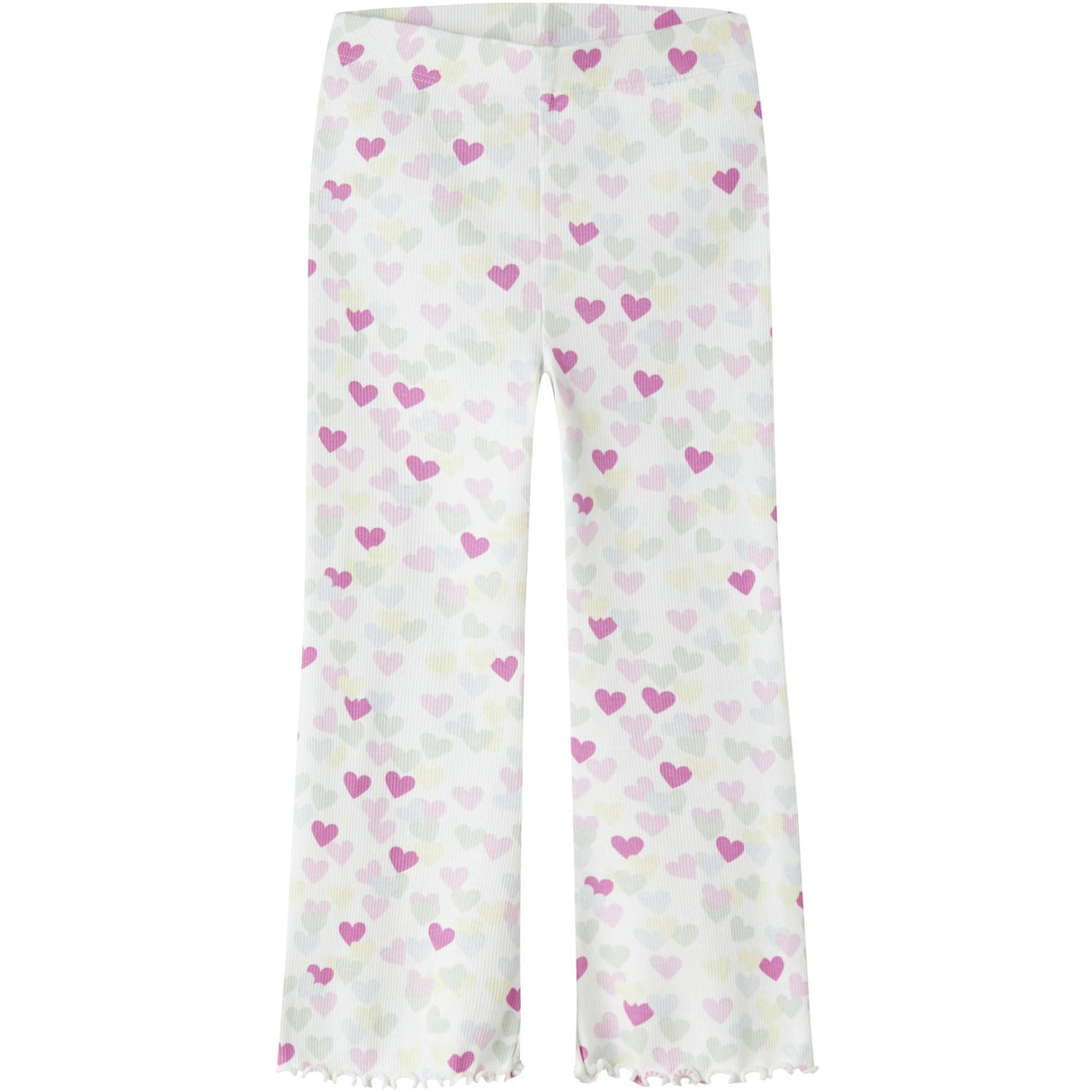 Name It Cloud Dancer Random Hearts Nmfvemia Pants