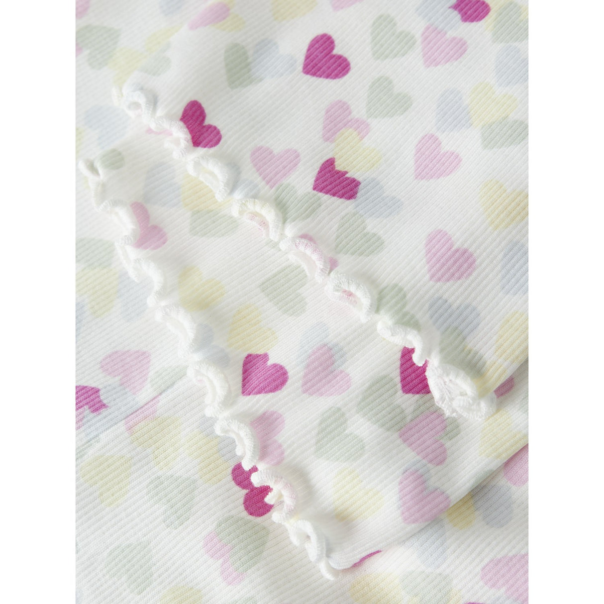 Name It Cloud Dancer Random Hearts Nmfvemia Pants