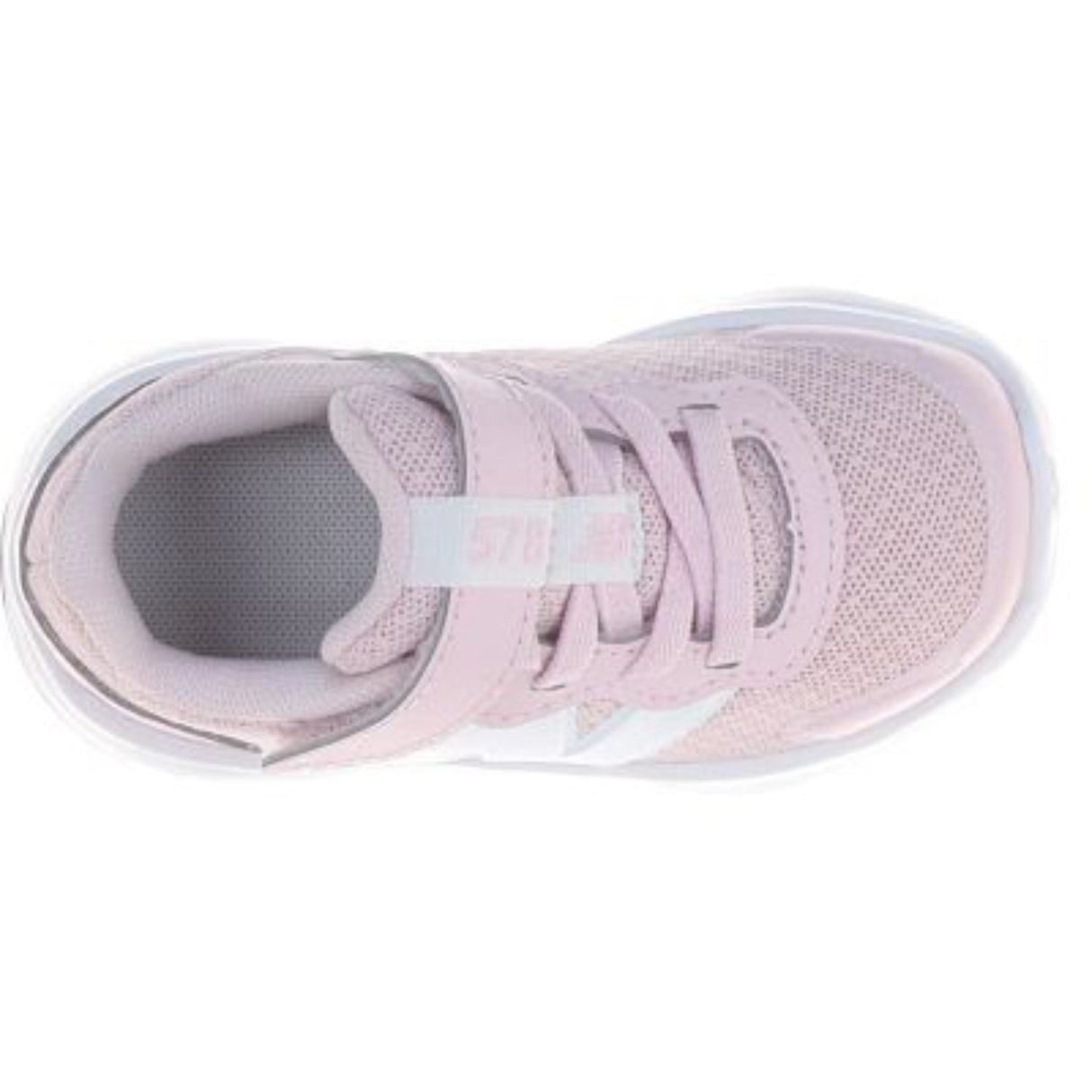 New Balance Rose Sugar New Balance FreshFoam 578 Kids Bungee Lace With Top Strap