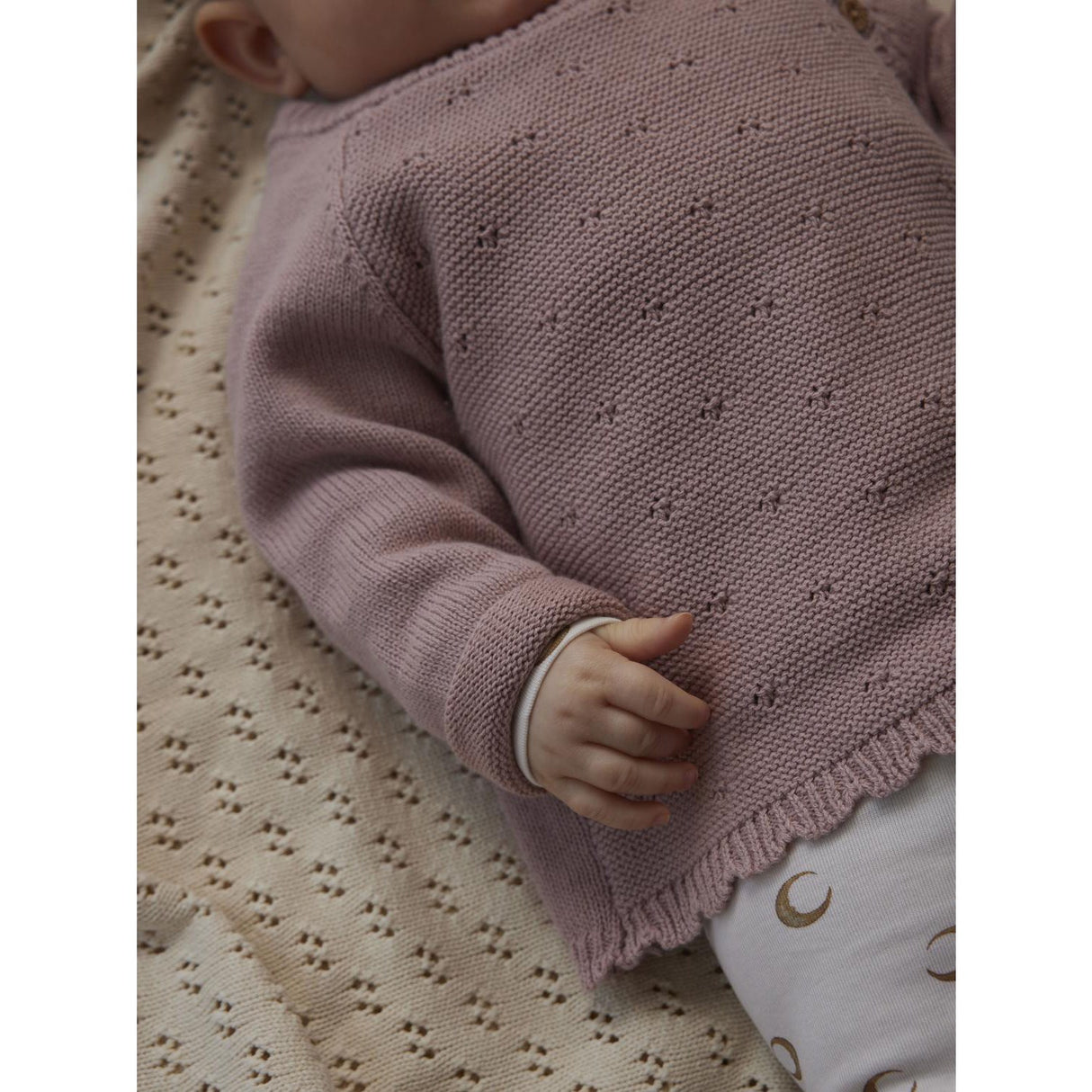 Lil'Atelier Misty Rose Nbflaguna Ls Wrap Knit Lil Noos
