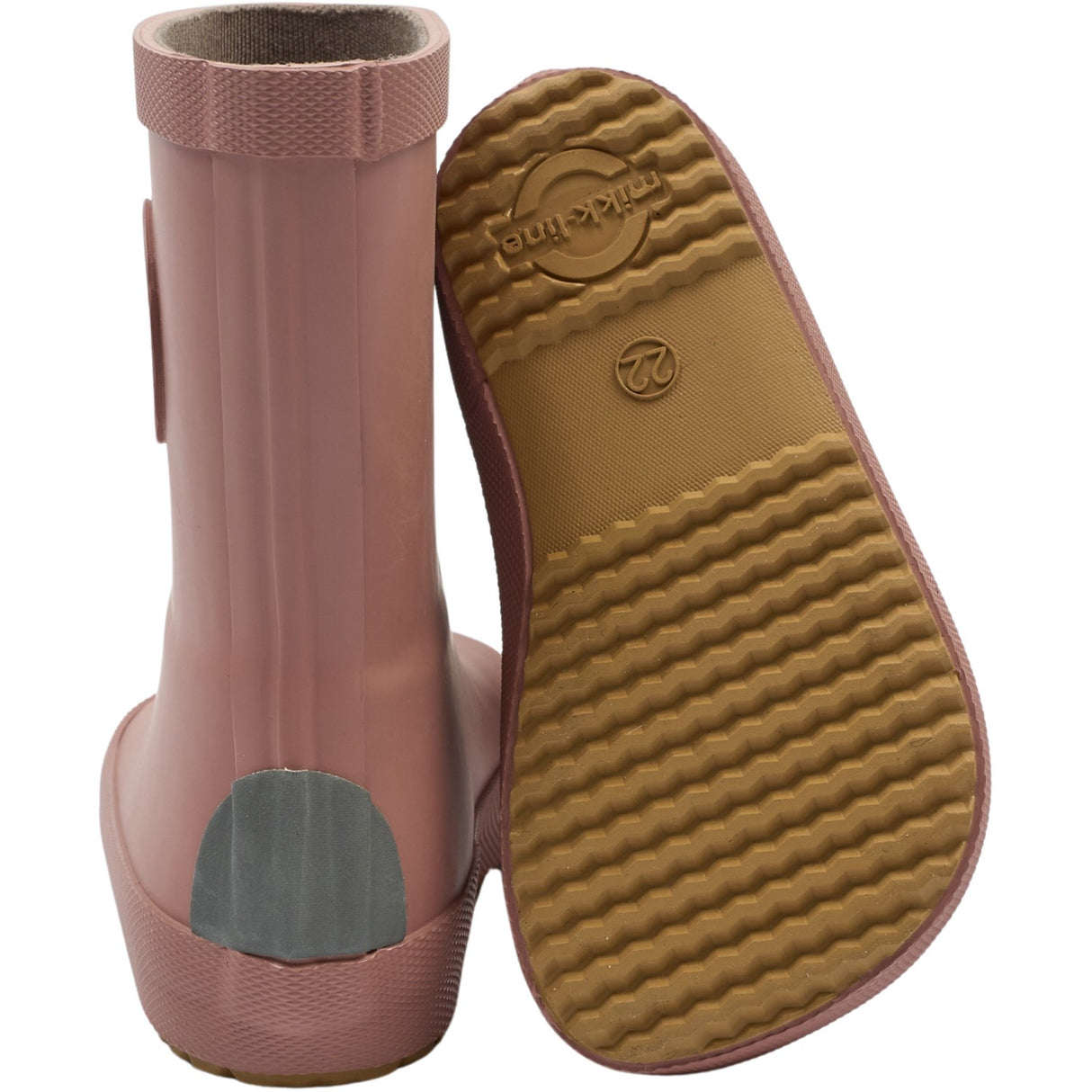Mikk-Line Burlwood Wellies Solid - Barefoot