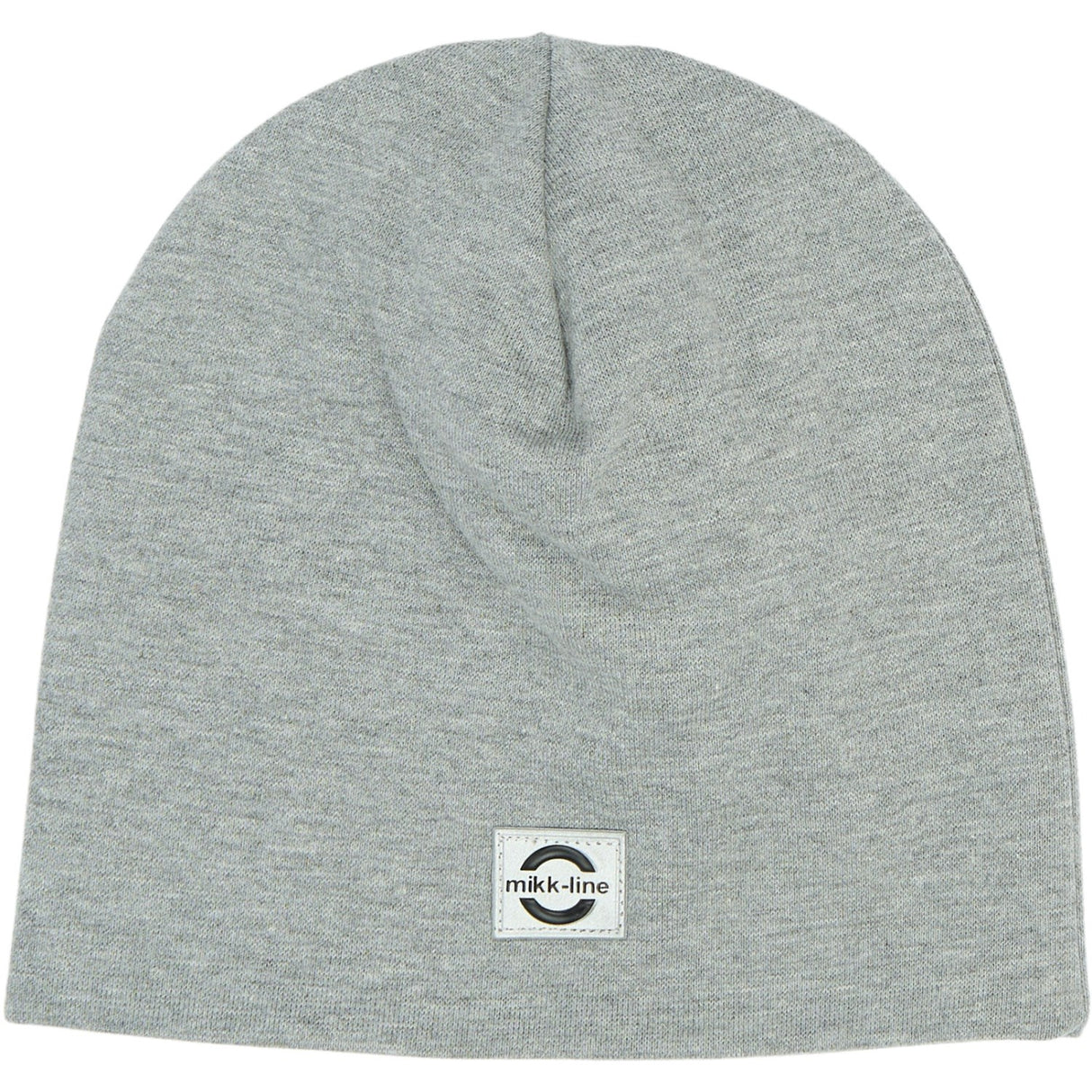 Mikk-Line Light Grey Melange Cotton Hat - Solid