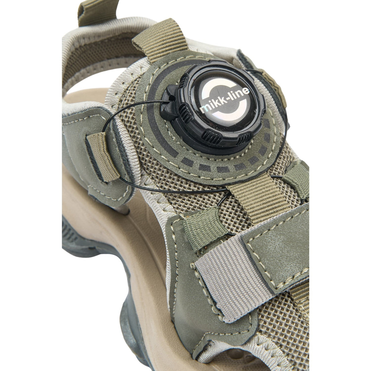 Mikk-Line Dusty Olive Hiking Sandal With Spin