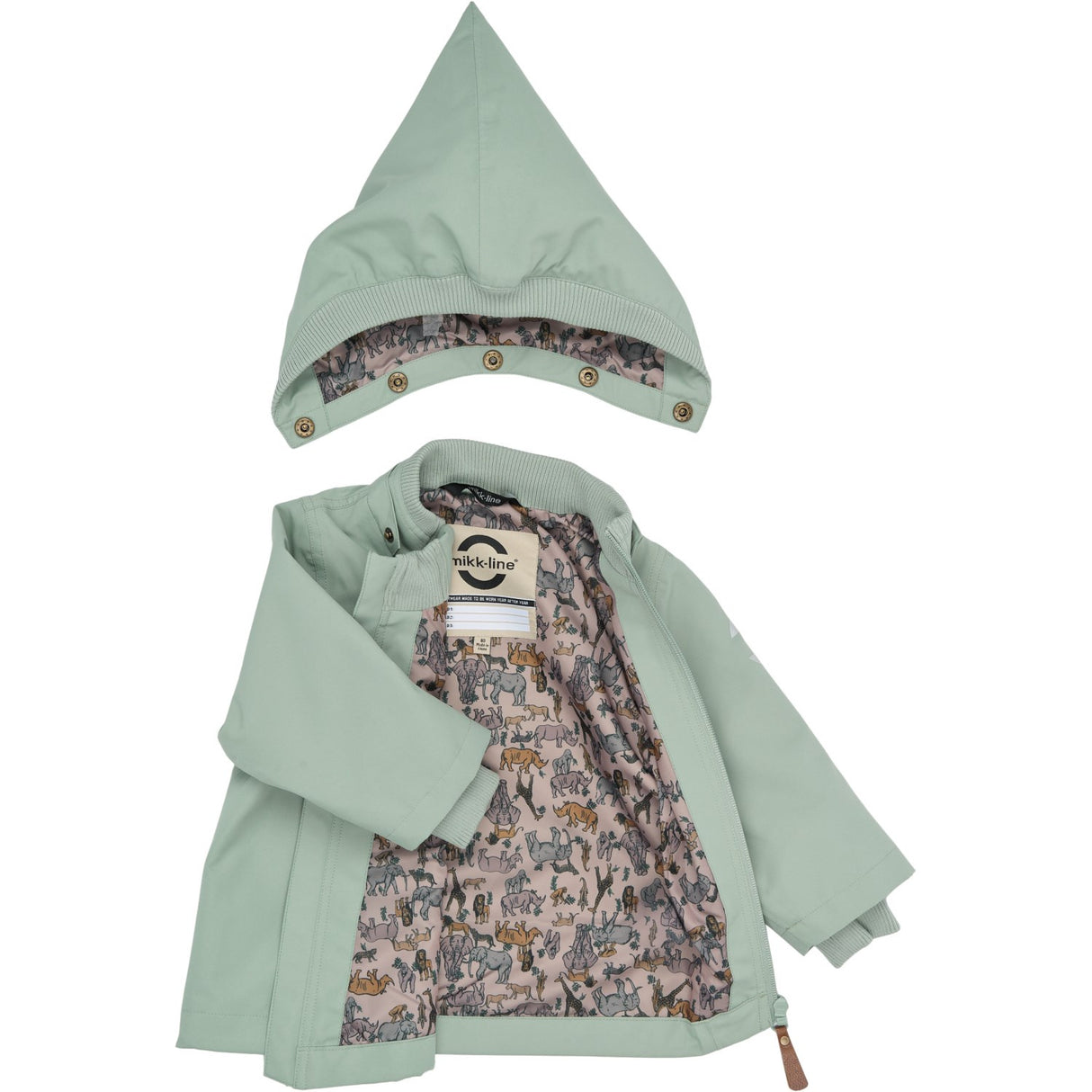 Mikk-Line Green Milieu Polyester Baby Jacket